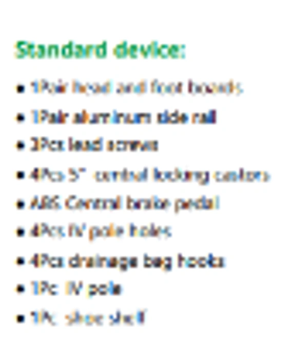 Vin Win 3 Function manual Bed